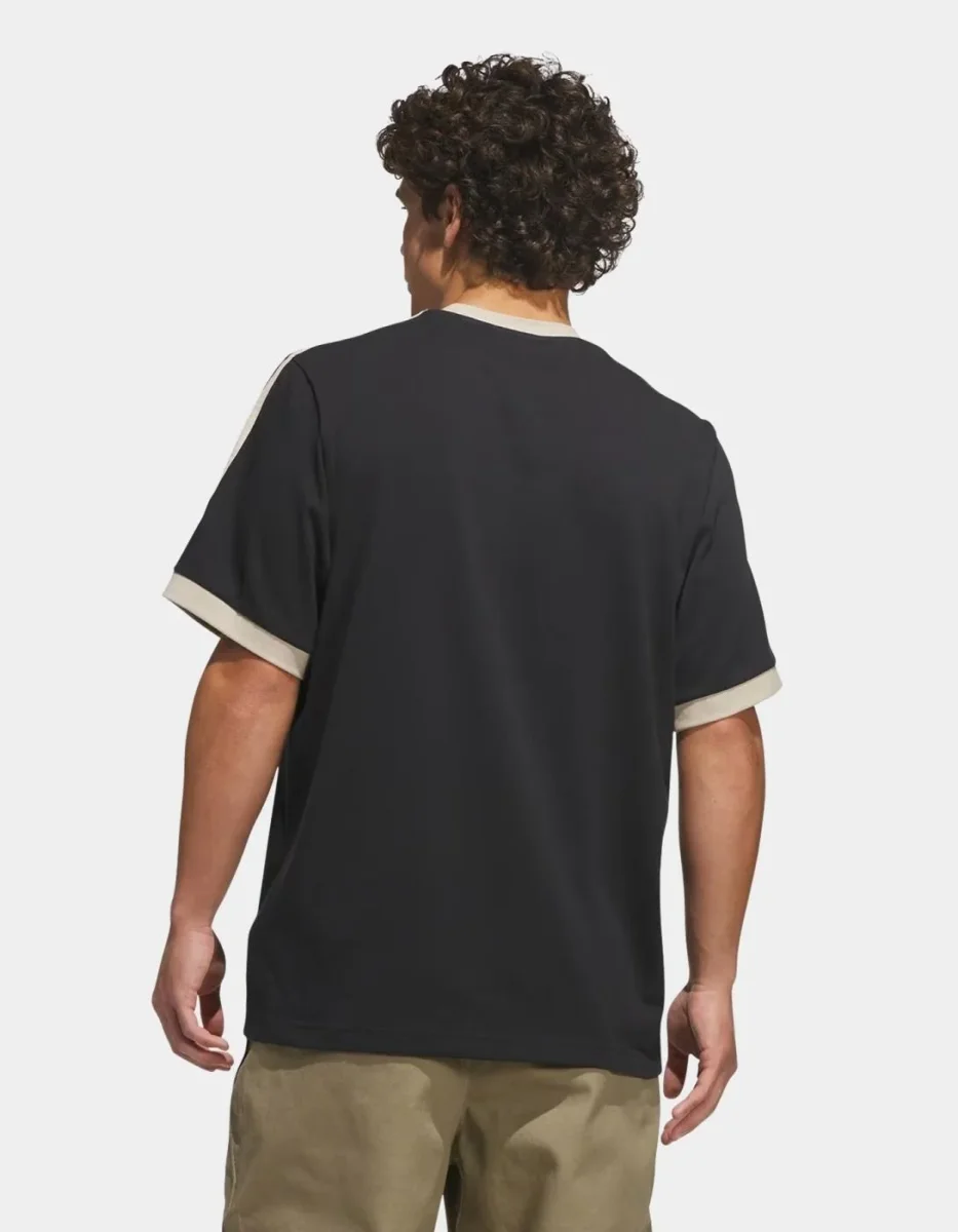 Camiseta ADIDAS FSBS RINGER - Black/Khaki Three - Imagen 3