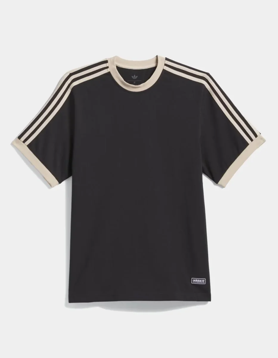 Camiseta ADIDAS FSBS RINGER - Black/Khaki Three - Imagen 7