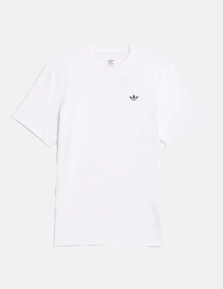Camiseta ADIDAS SKATEBOARDING 4.0 LOGO - Whtie/Black - Imagen 5