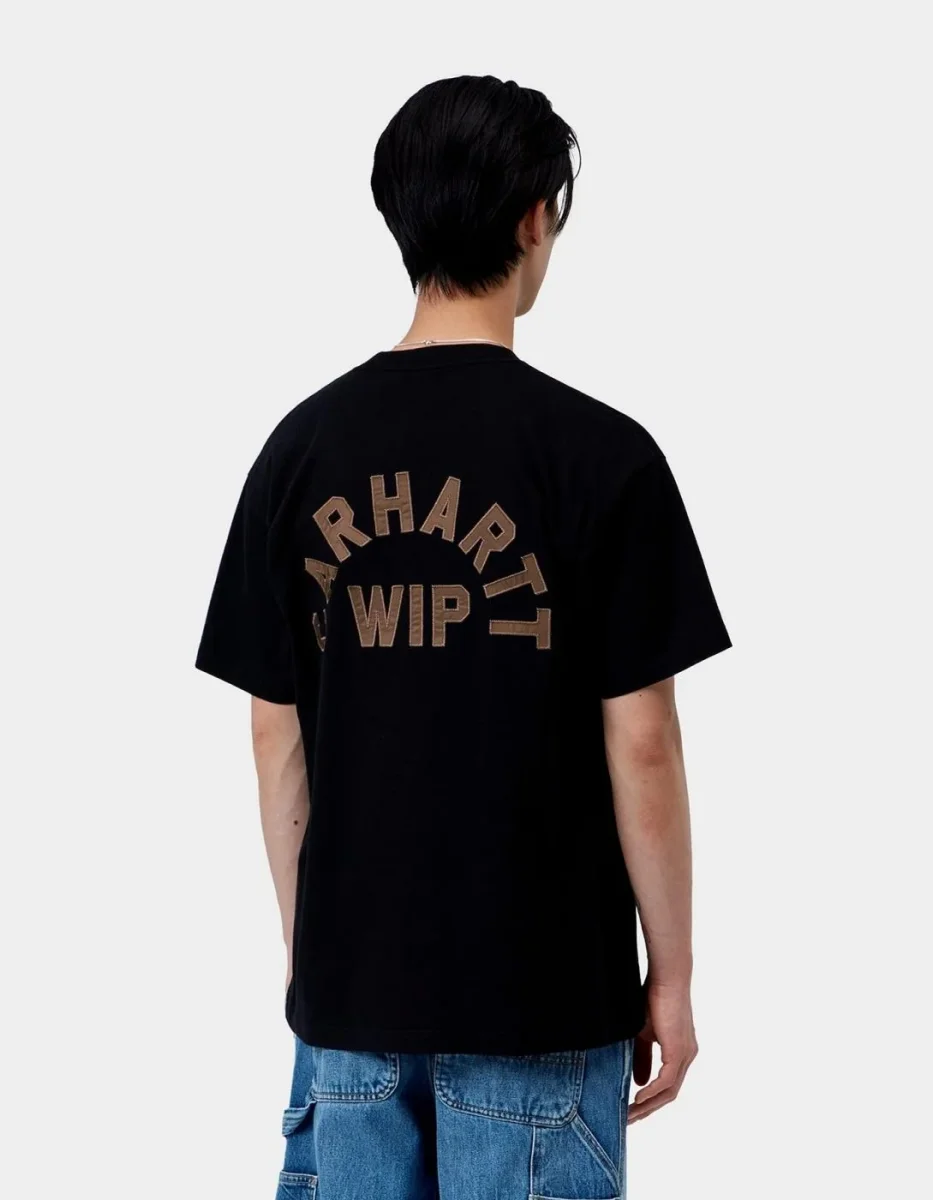 Camiseta ARCH SCRIPT - Black / WIP H Brown - Imagen 2