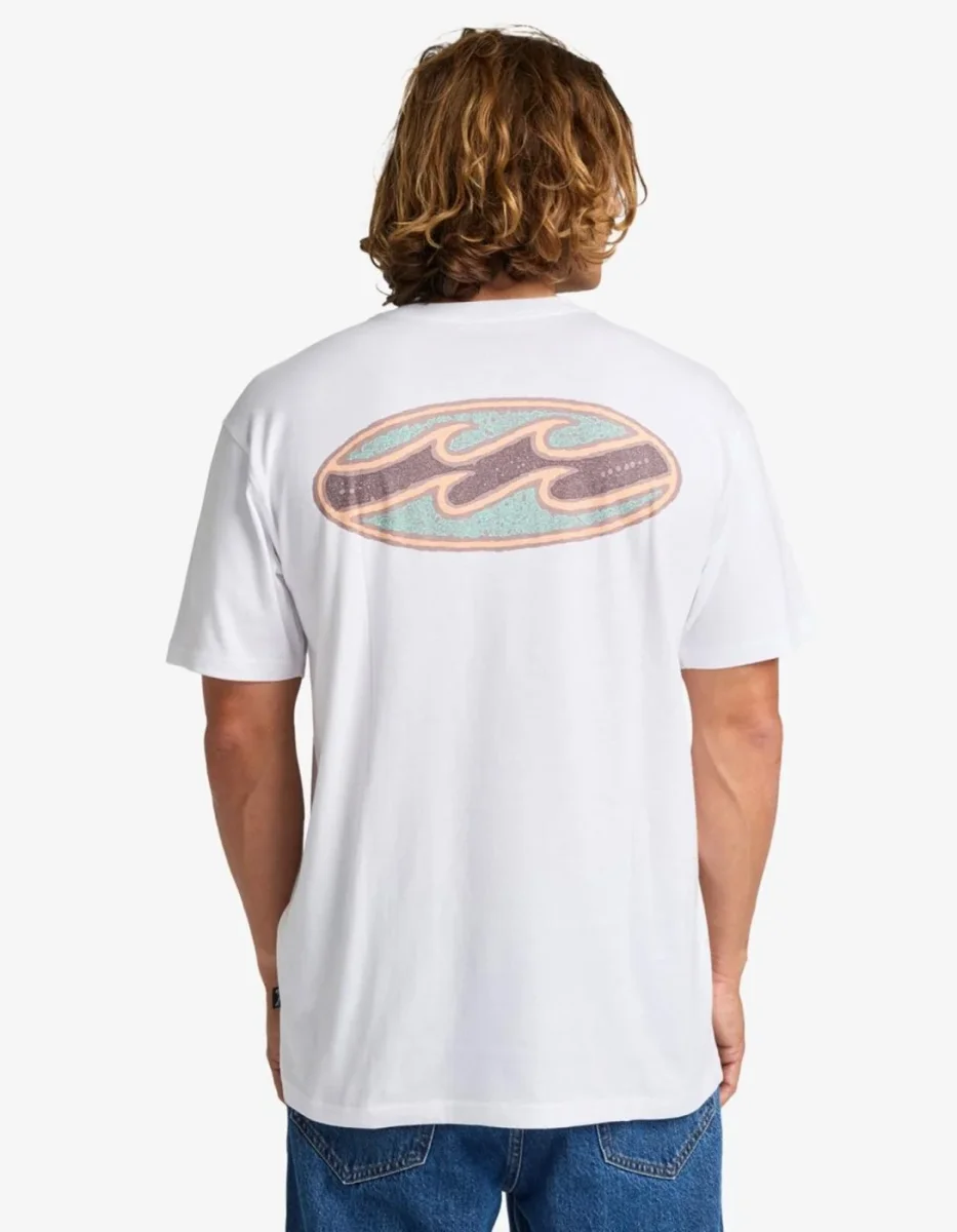 Camiseta BILLABONG CRAYON WAVE - White - Imagen 3