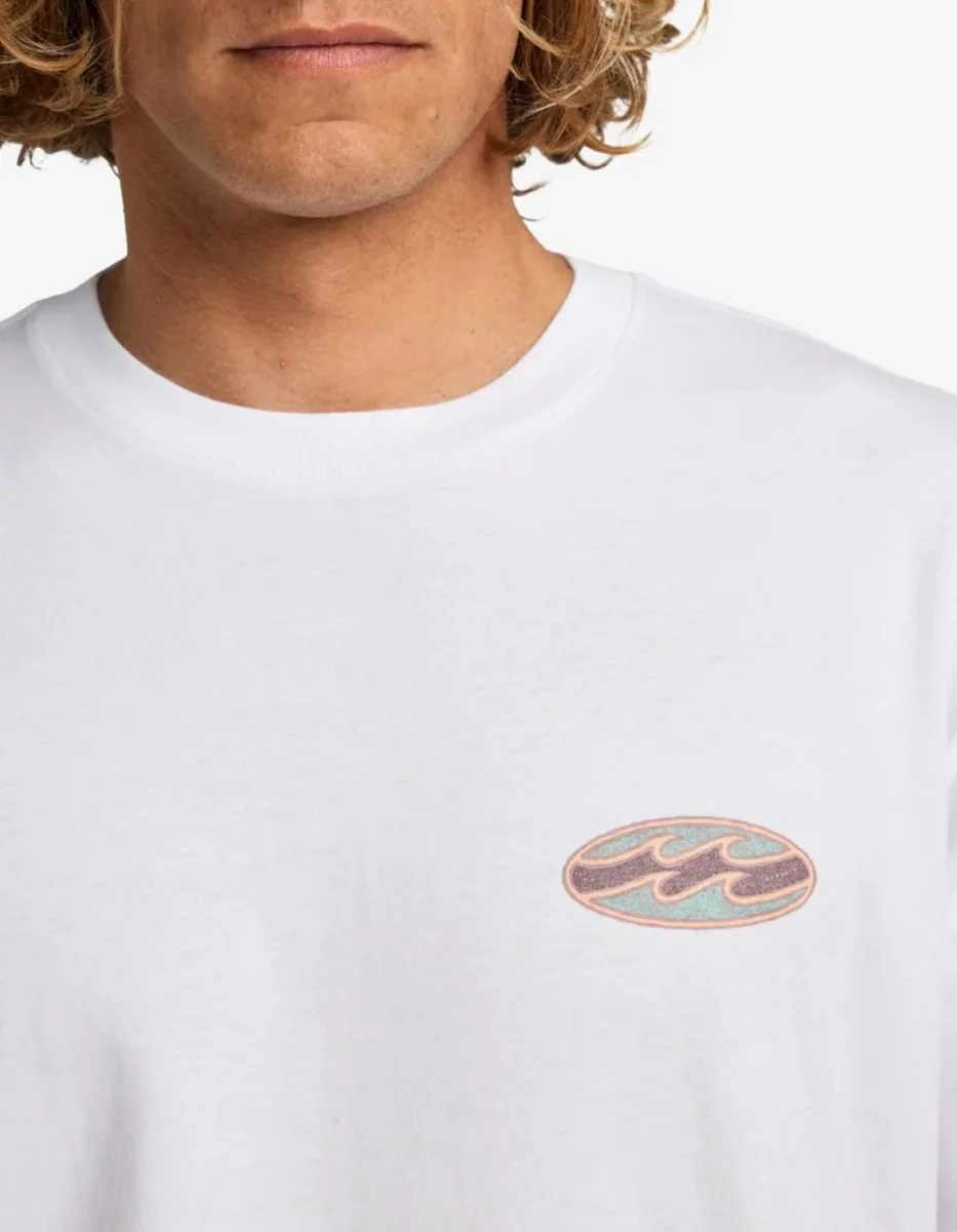 Camiseta BILLABONG CRAYON WAVE - White - Imagen 4