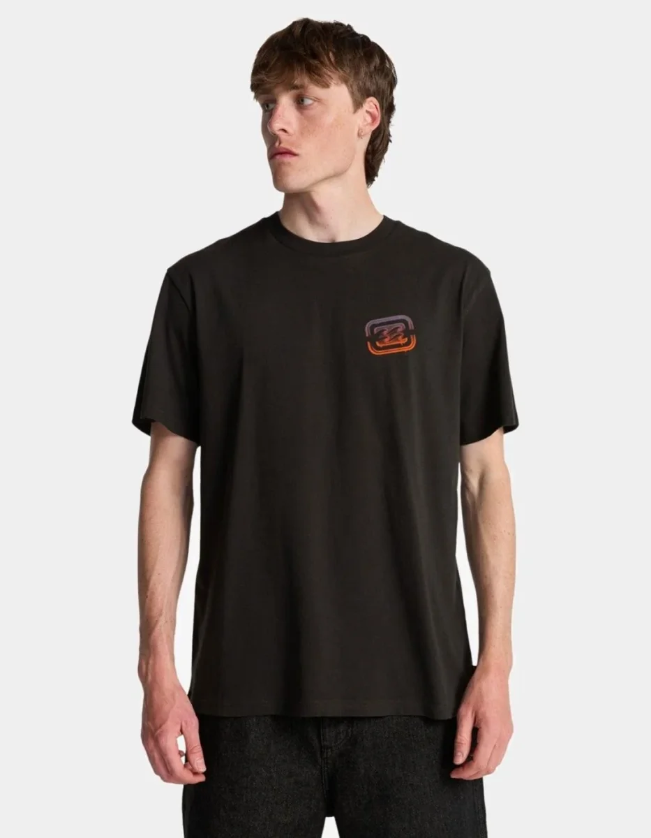Camiseta BILLABONG CRAYON WAVE - Washed Black - Imagen 3