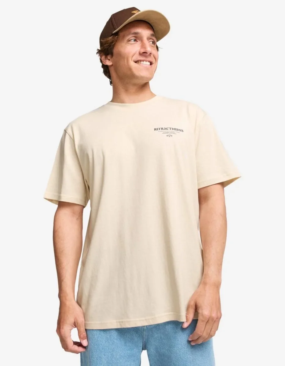 Camiseta billabong REFRACTIONS - Oyster Gray