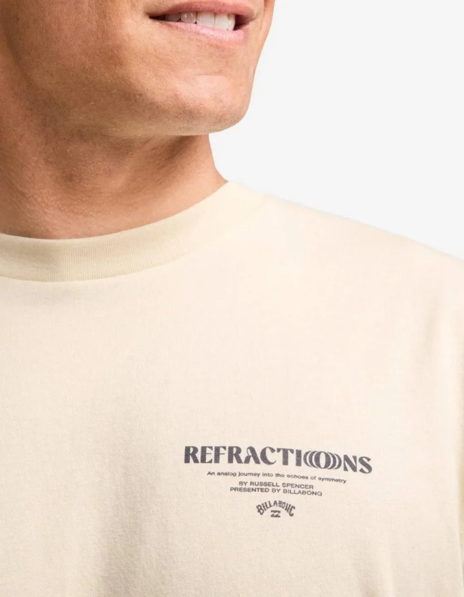 Camiseta billabong REFRACTIONS - Oyster Gray - Imagen 6