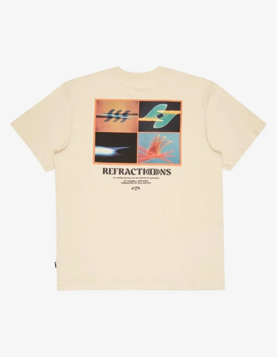 Camiseta billabong REFRACTIONS - Oyster Gray - Imagen 8