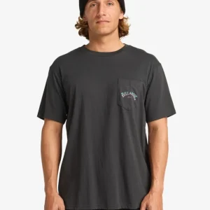 Camiseta BILLABONG STACKED ARCH PKT - Washed Black