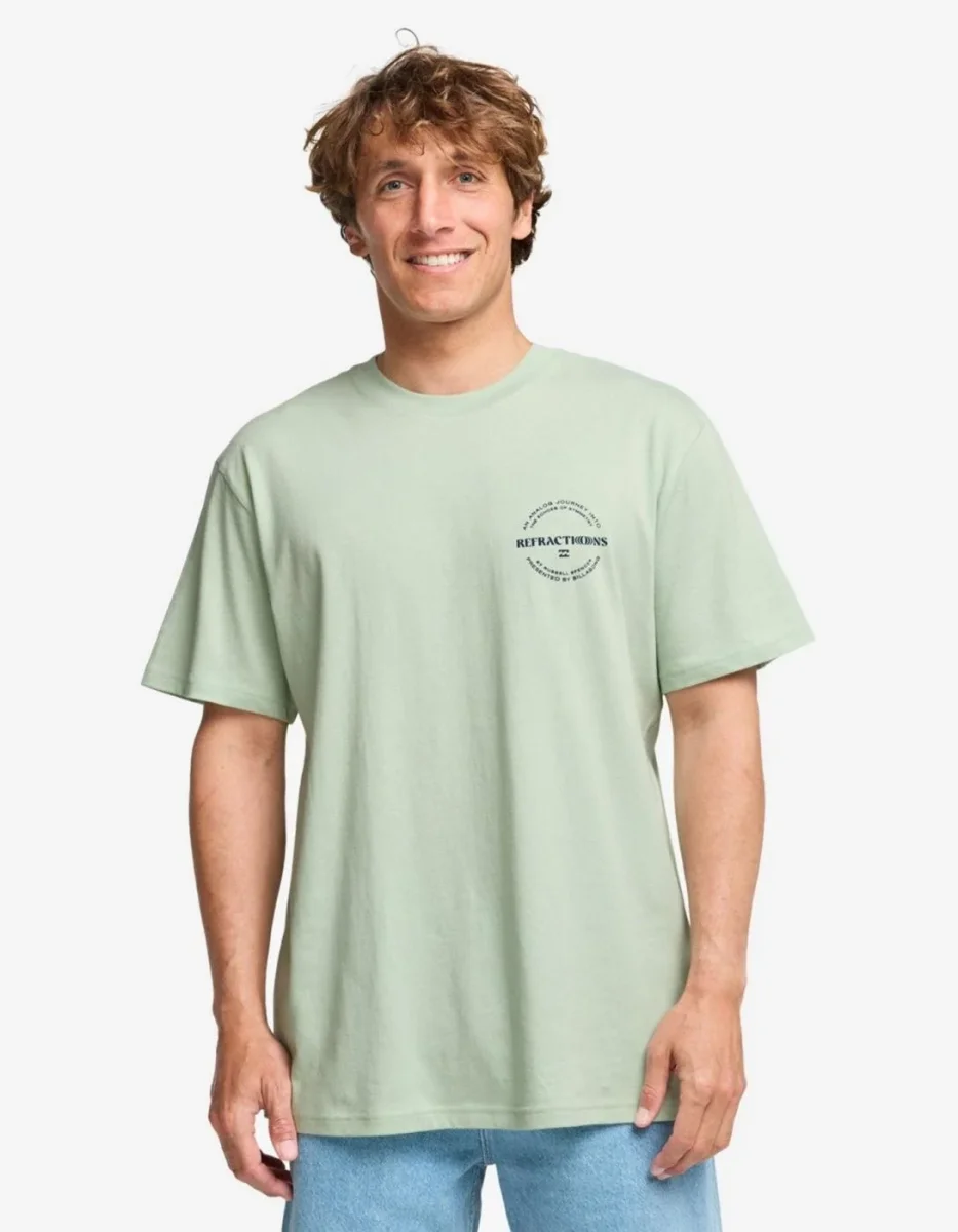 Camiseta BILLABONG SYMETRY - Vintage Green - Imagen 2