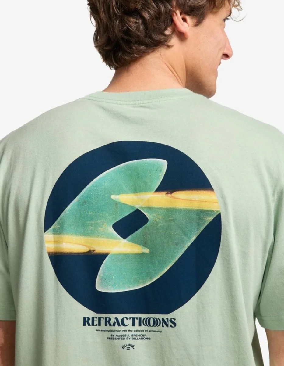 Camiseta BILLABONG SYMETRY - Vintage Green - Imagen 6