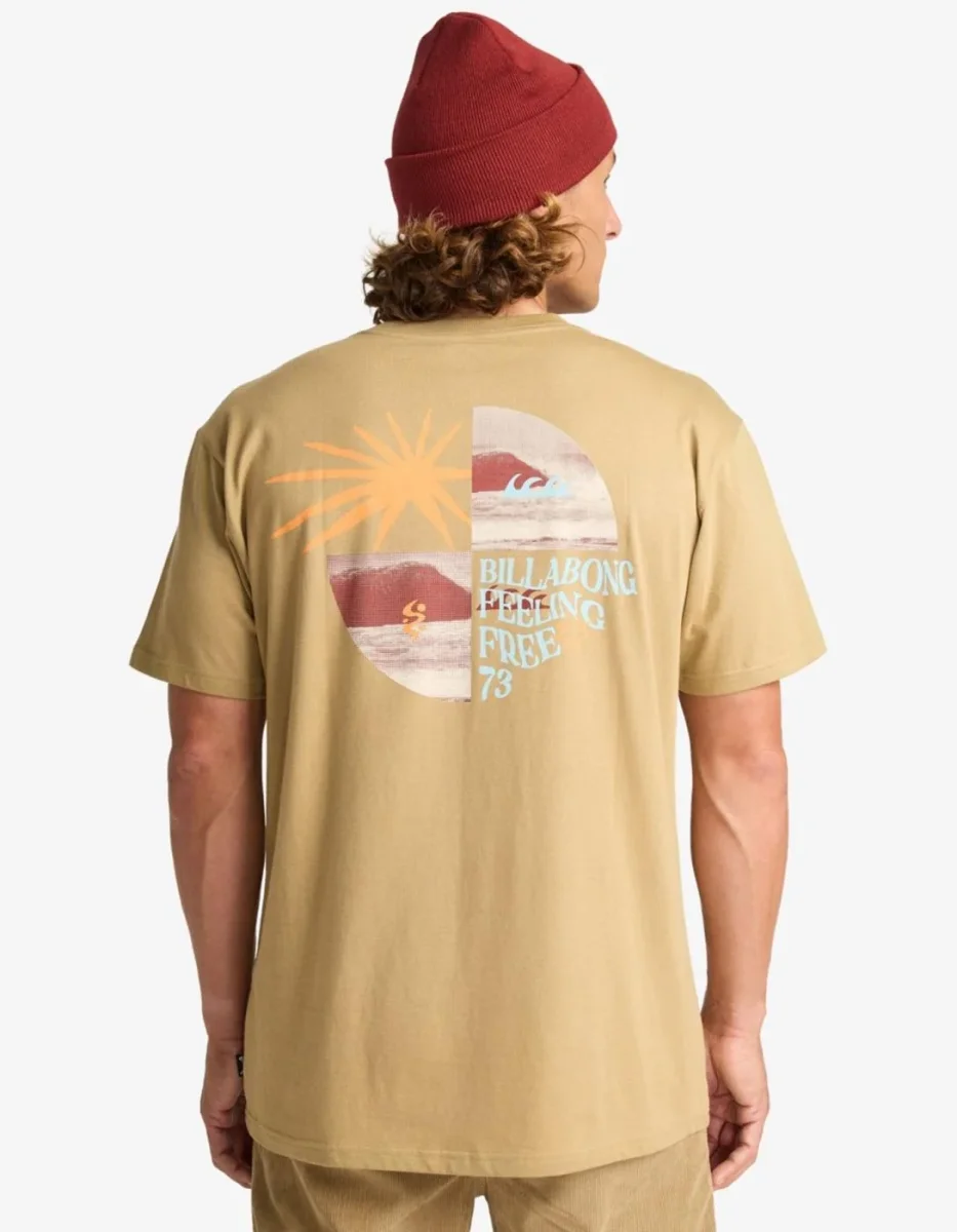 Camiseta BILLABONG TWIN FIN - Khaki - Imagen 3
