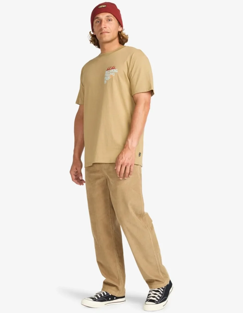 Camiseta BILLABONG TWIN FIN - Khaki - Imagen 4