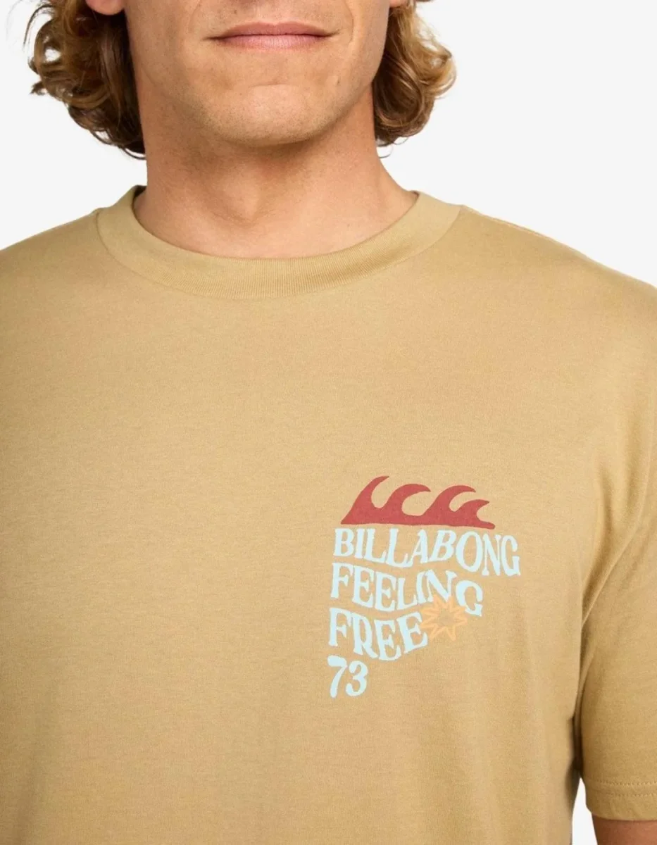 Camiseta BILLABONG TWIN FIN - Khaki - Imagen 5