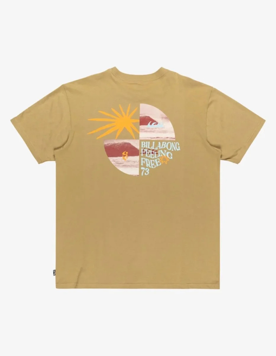 Camiseta BILLABONG TWIN FIN - Khaki - Imagen 7