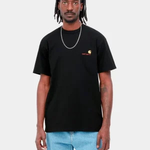 Camiseta CARHARTT WIP AMERICAN SCRIPT - Black