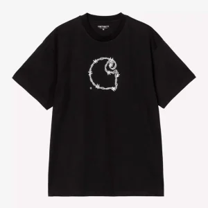 Camiseta CARHARTT WIP BARBWIRE C - Black