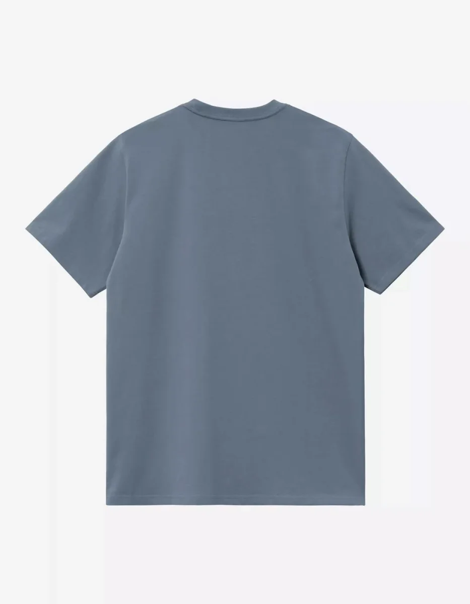 Camiseta CARHARTT WIP CHASE - Icesheet / Gold - Imagen 6