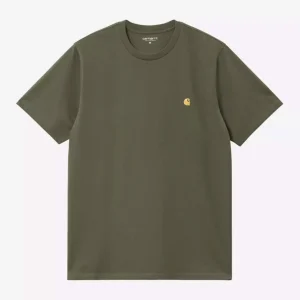 Camiseta CARHARTT WIP CHASE - Leaf / Gold