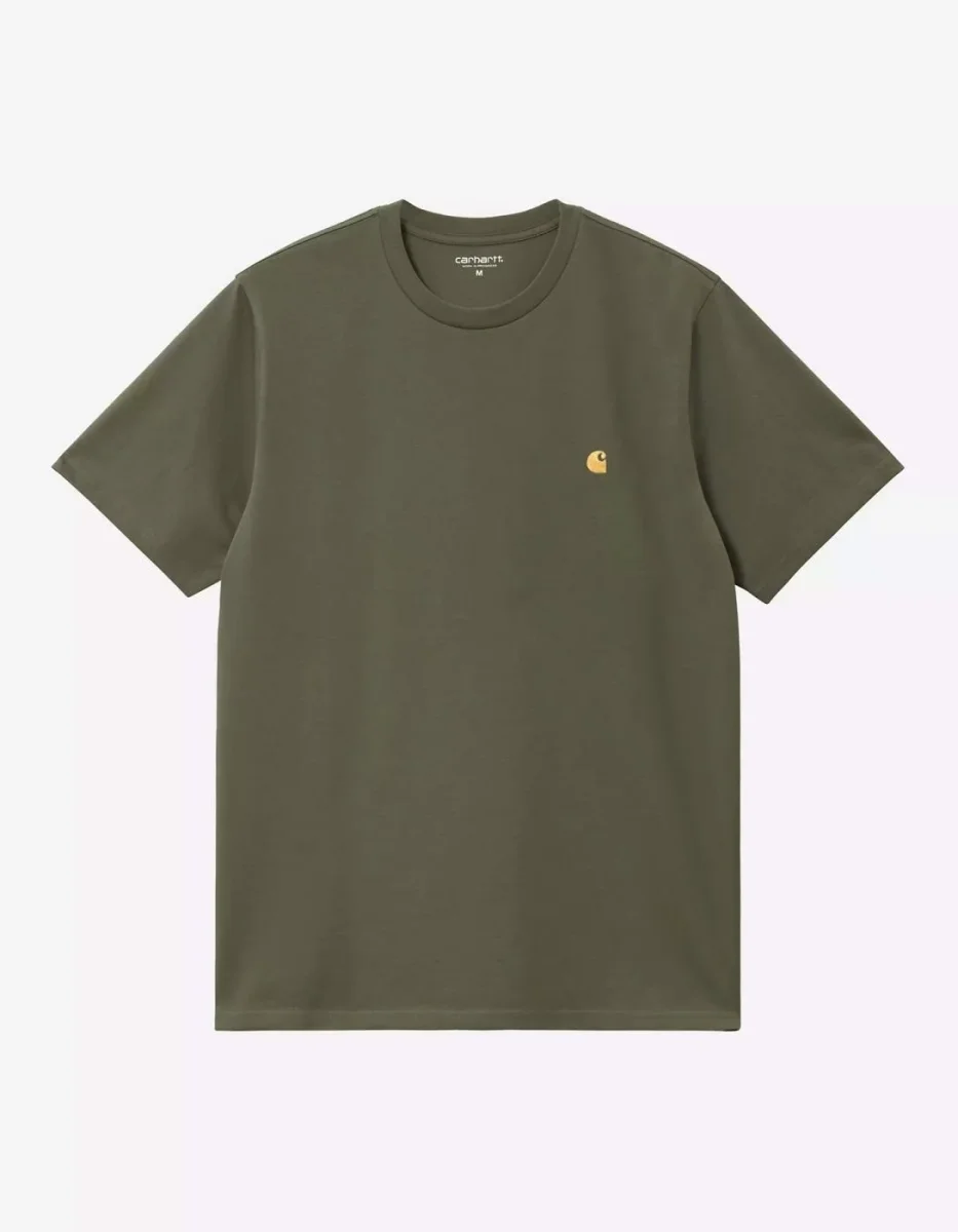 Camiseta CARHARTT WIP CHASE - Leaf / Gold