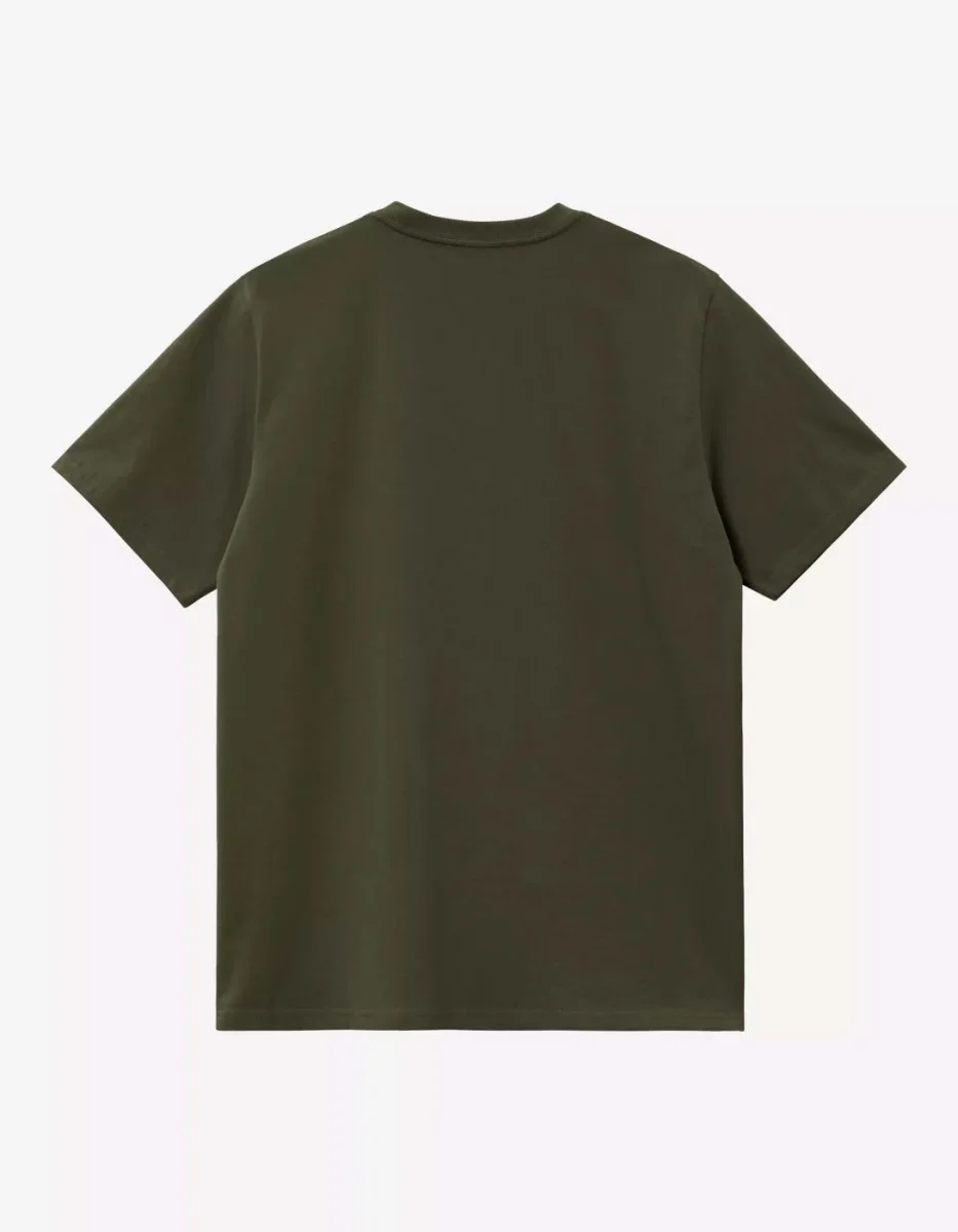 Camiseta CARHARTT WIP CHASE - Olive / Gold - Imagen 6