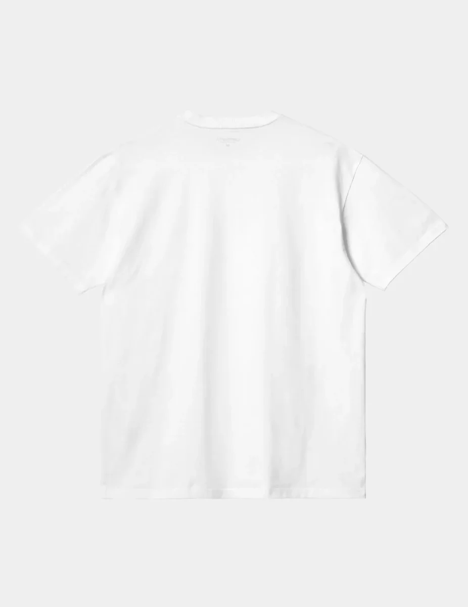 Camiseta CARHARTT WIP CHASE- White / Gold - Imagen 6
