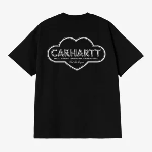 Camiseta CARHARTT WIP CLOUD HEART - Black