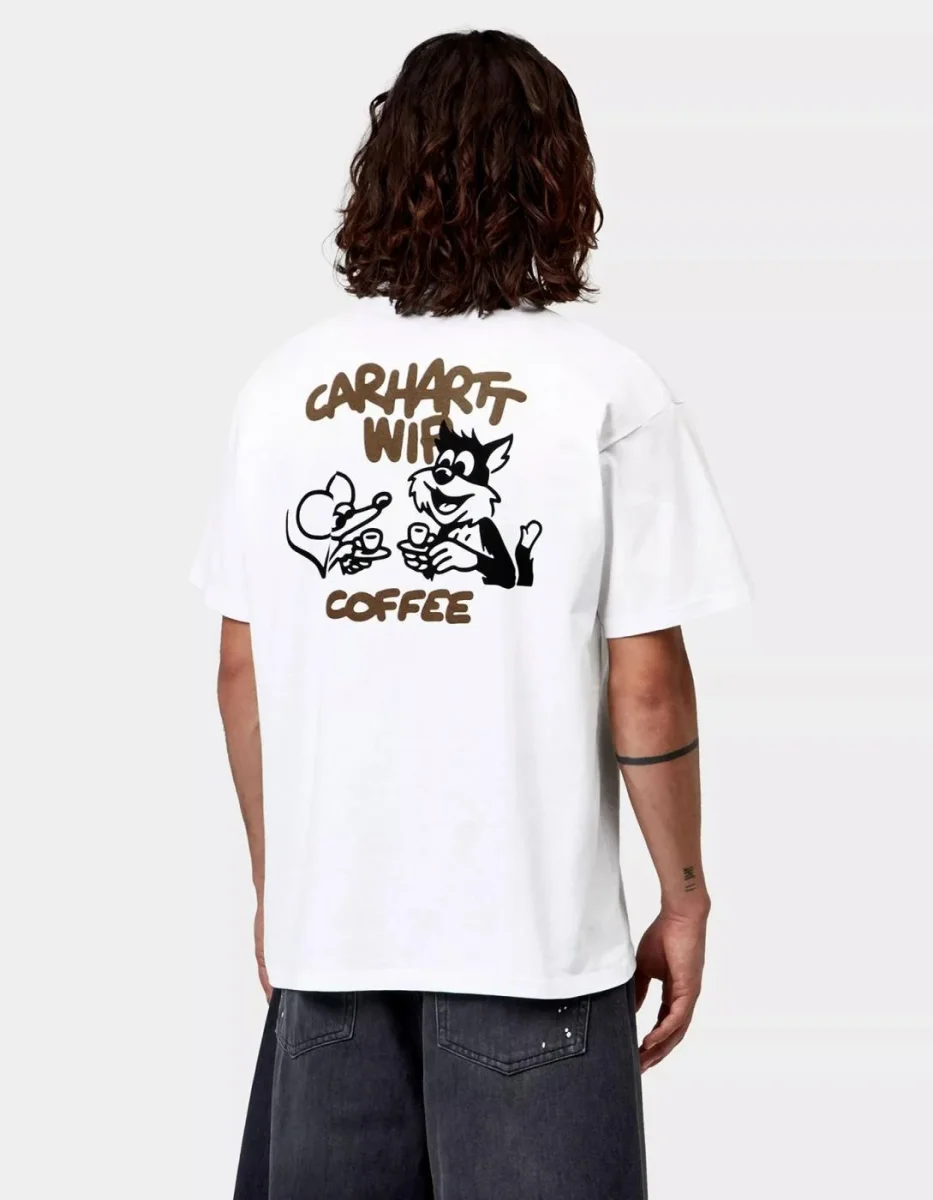 Camiseta CARHARTT WIP COFFEE BREAK - White - Imagen 2