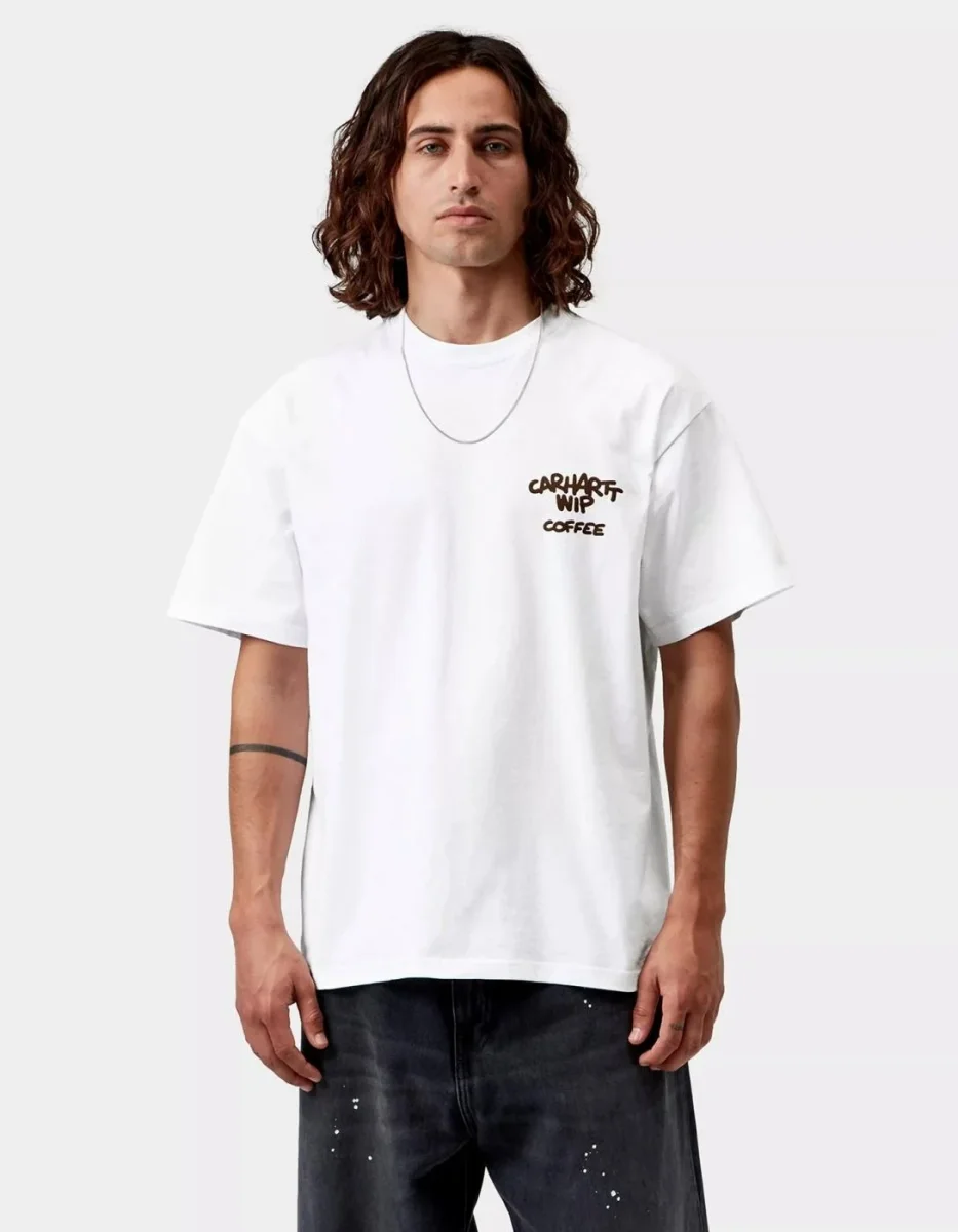 Camiseta CARHARTT WIP COFFEE BREAK - White - Imagen 3