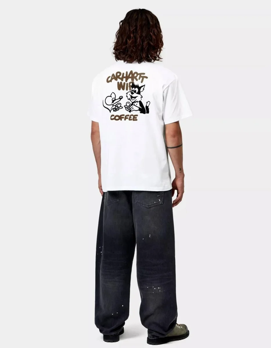 Camiseta CARHARTT WIP COFFEE BREAK - White - Imagen 4
