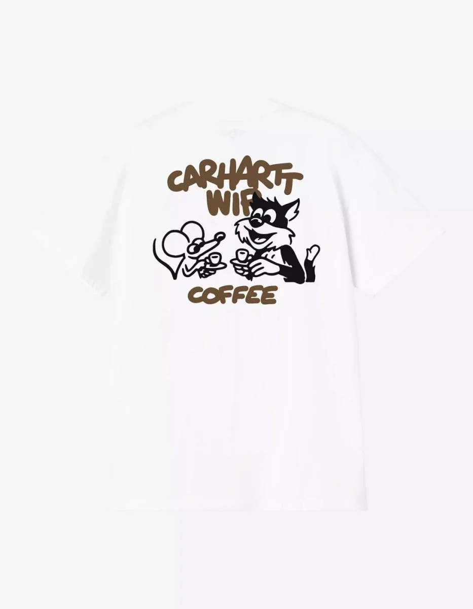 Camiseta CARHARTT WIP COFFEE BREAK - White - Imagen 5