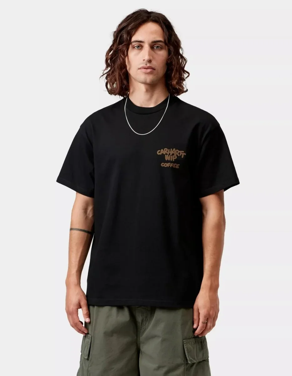 Camiseta CARHARTT WIP COFFEE BREAK - Black - Imagen 3