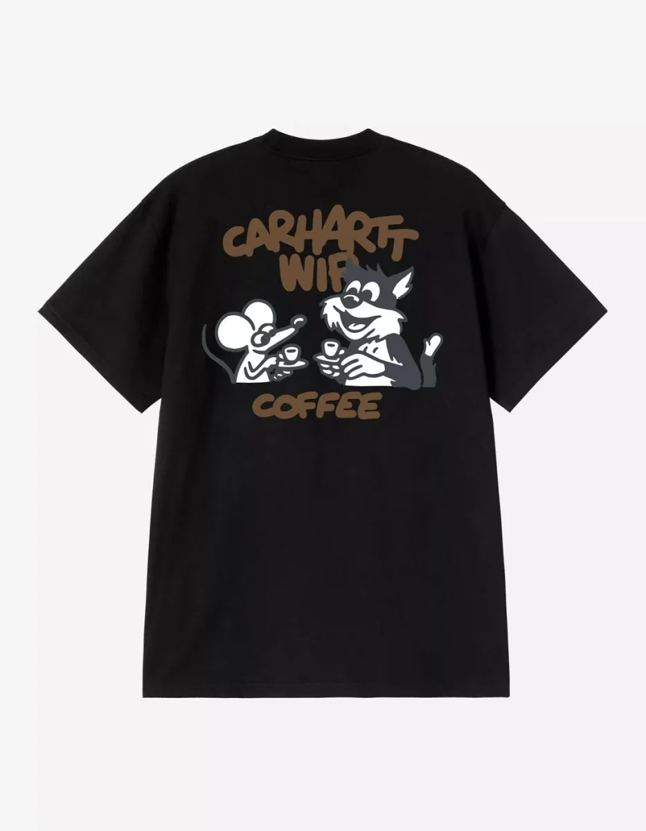 Camiseta CARHARTT WIP COFFEE BREAK - Black - Imagen 6