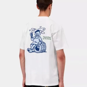 Camiseta CARHARTT WIP GRAPE PICKER - White