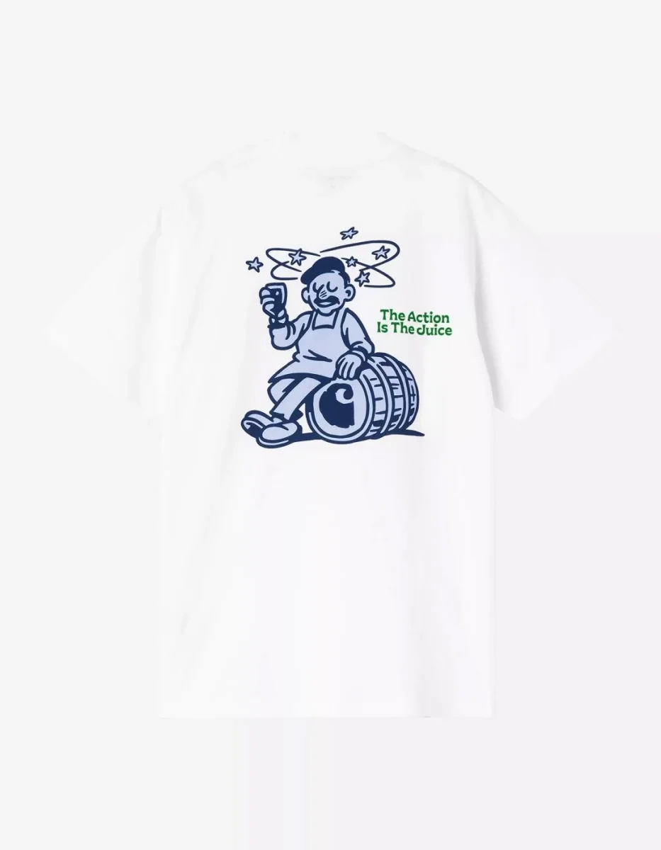 Camiseta CARHARTT WIP GRAPE PICKER - White - Imagen 5