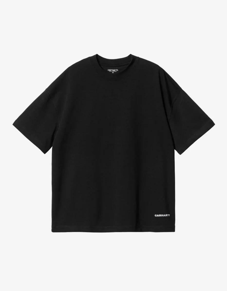 Camiseta CARHARTT WIP LINK SCRIPT - Black / White - Imagen 5