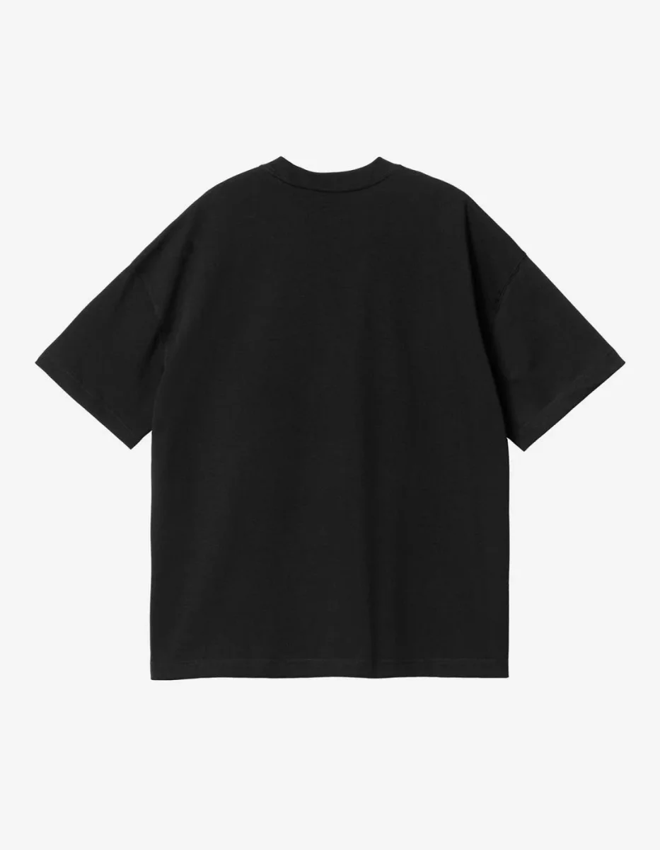 Camiseta CARHARTT WIP LINK SCRIPT - Black / White - Imagen 6