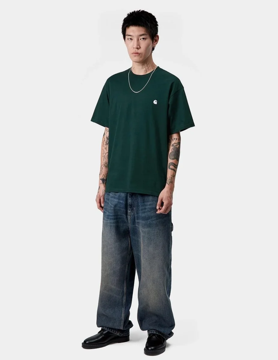 Camiseta CARHARTT WIP MADISON - Dark Fir / Wax - Imagen 4