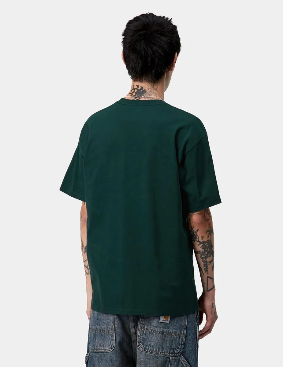 Camiseta CARHARTT WIP MADISON - Dark Fir / Wax - Imagen 3