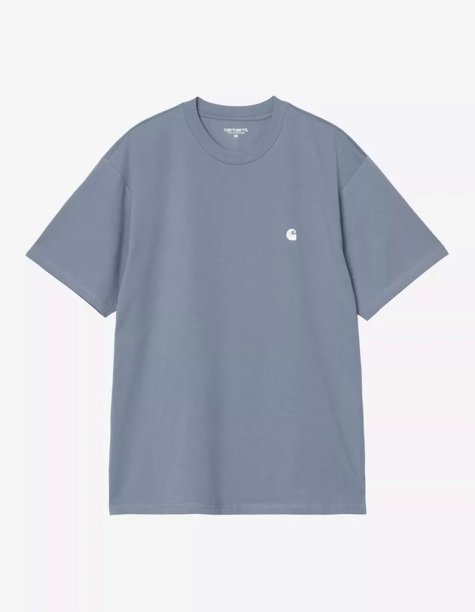 Camiseta CARHARTT WIP MADISON - Velvet Blue / White
