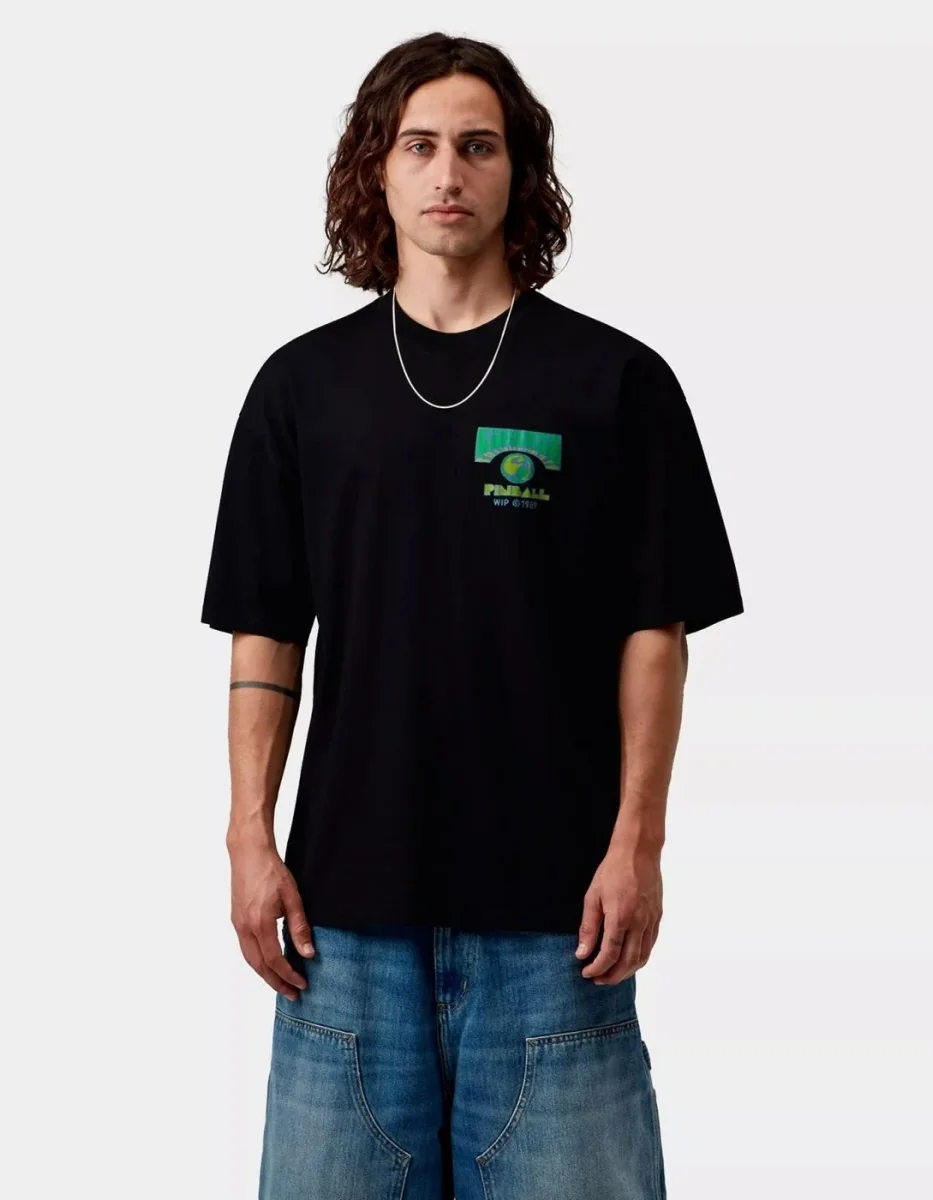 Camiseta CARHARTT WIP PINBALL - Black - Imagen 3