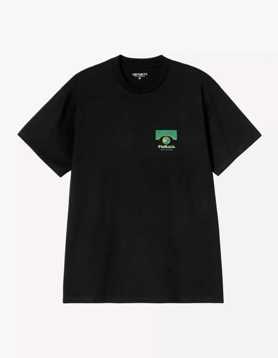 Camiseta CARHARTT WIP PINBALL - Black - Imagen 5