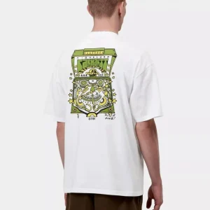 Camiseta CARHARTT WIP PINBALL - White