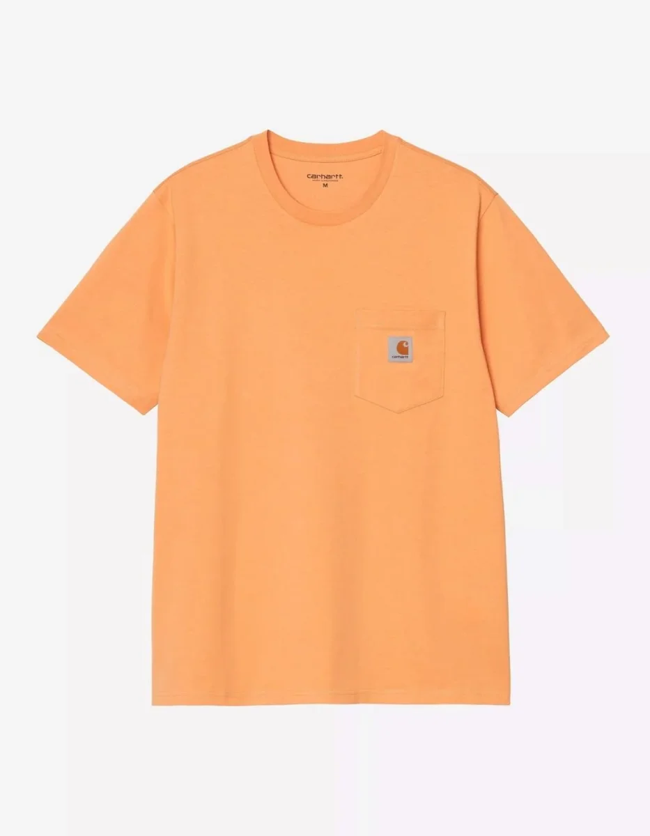Camiseta CARHARTT WIP POCKET - Gentle Orange - Imagen 2