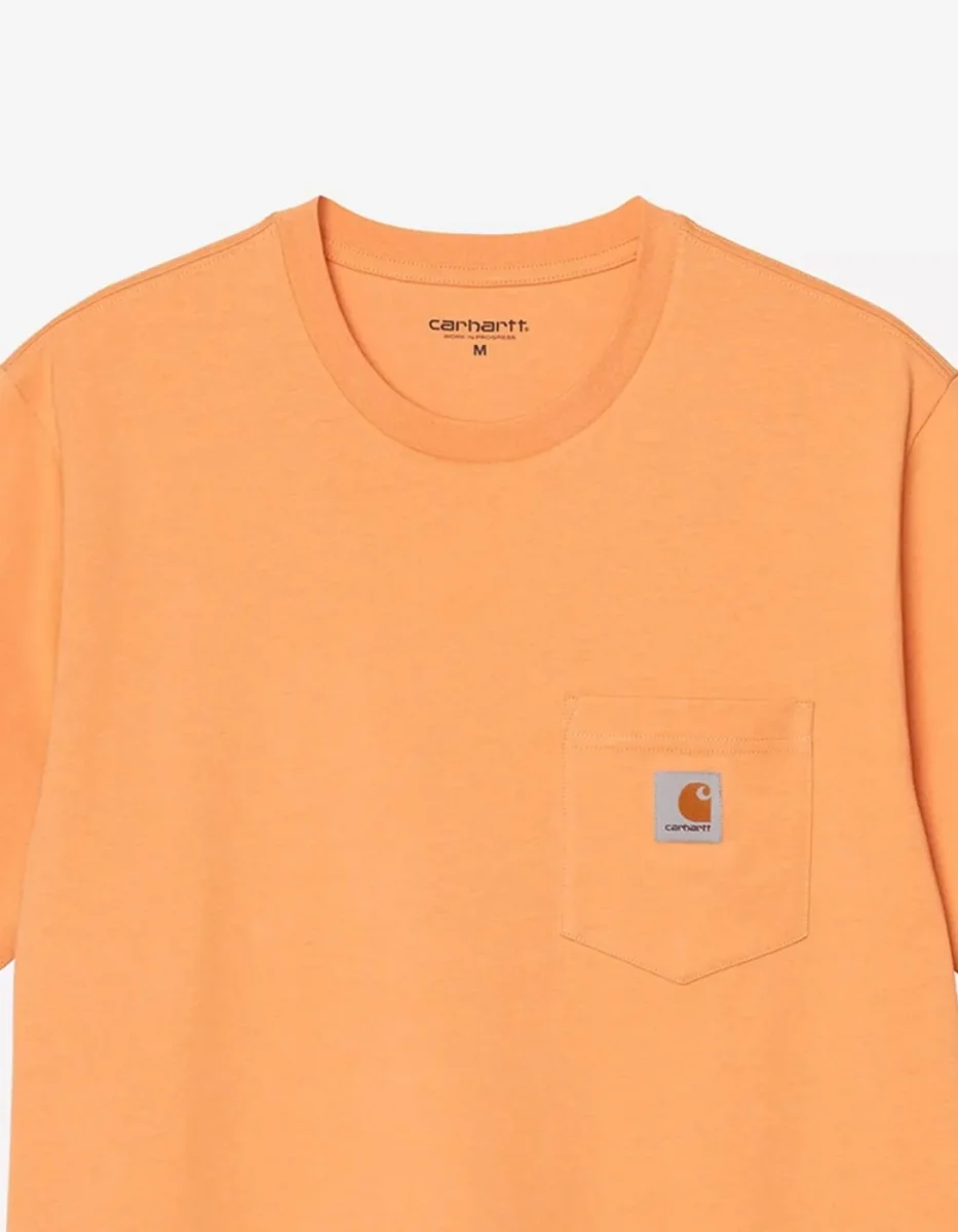 Camiseta CARHARTT WIP POCKET - Gentle Orange - Imagen 3