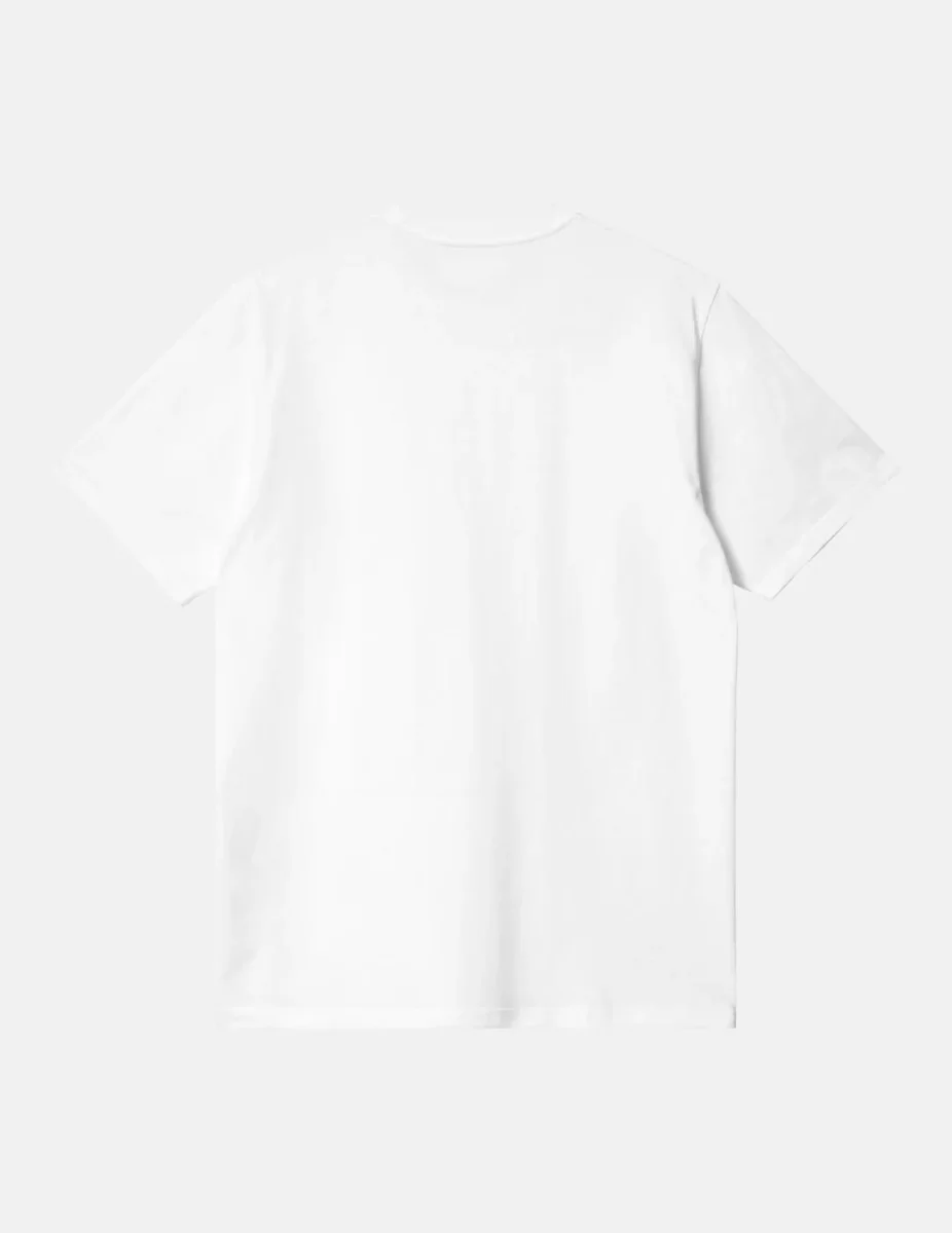 Camiseta CARHARTT WIP POCKET HEART - White / Black - Imagen 3
