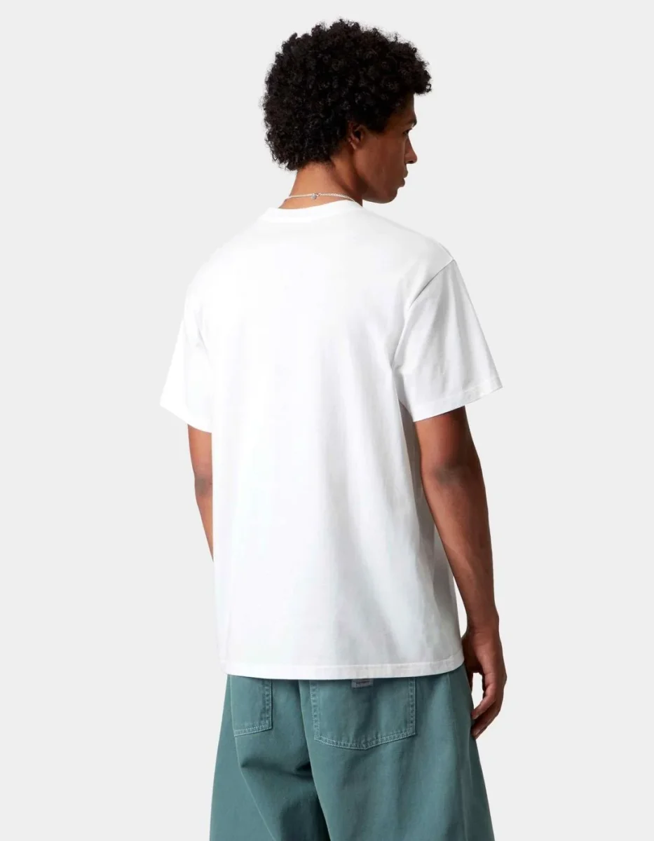 Camiseta CARHARTT WIP POCKET HEART - White / Black - Imagen 6