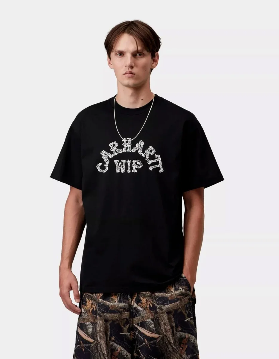 Camiseta CARHARTT WIP RIBBON SCRIPT - Black - Imagen 2