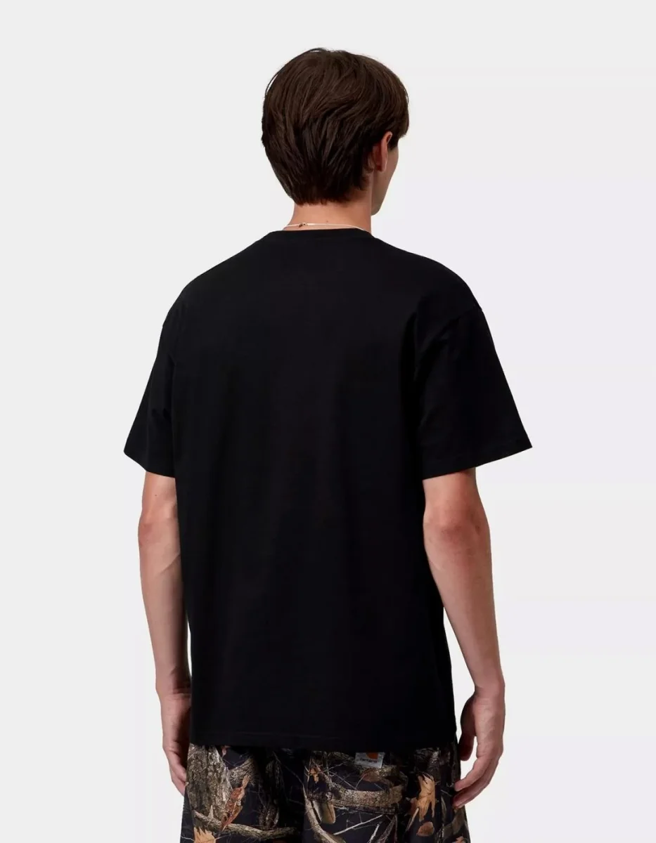 Camiseta CARHARTT WIP RIBBON SCRIPT - Black - Imagen 3