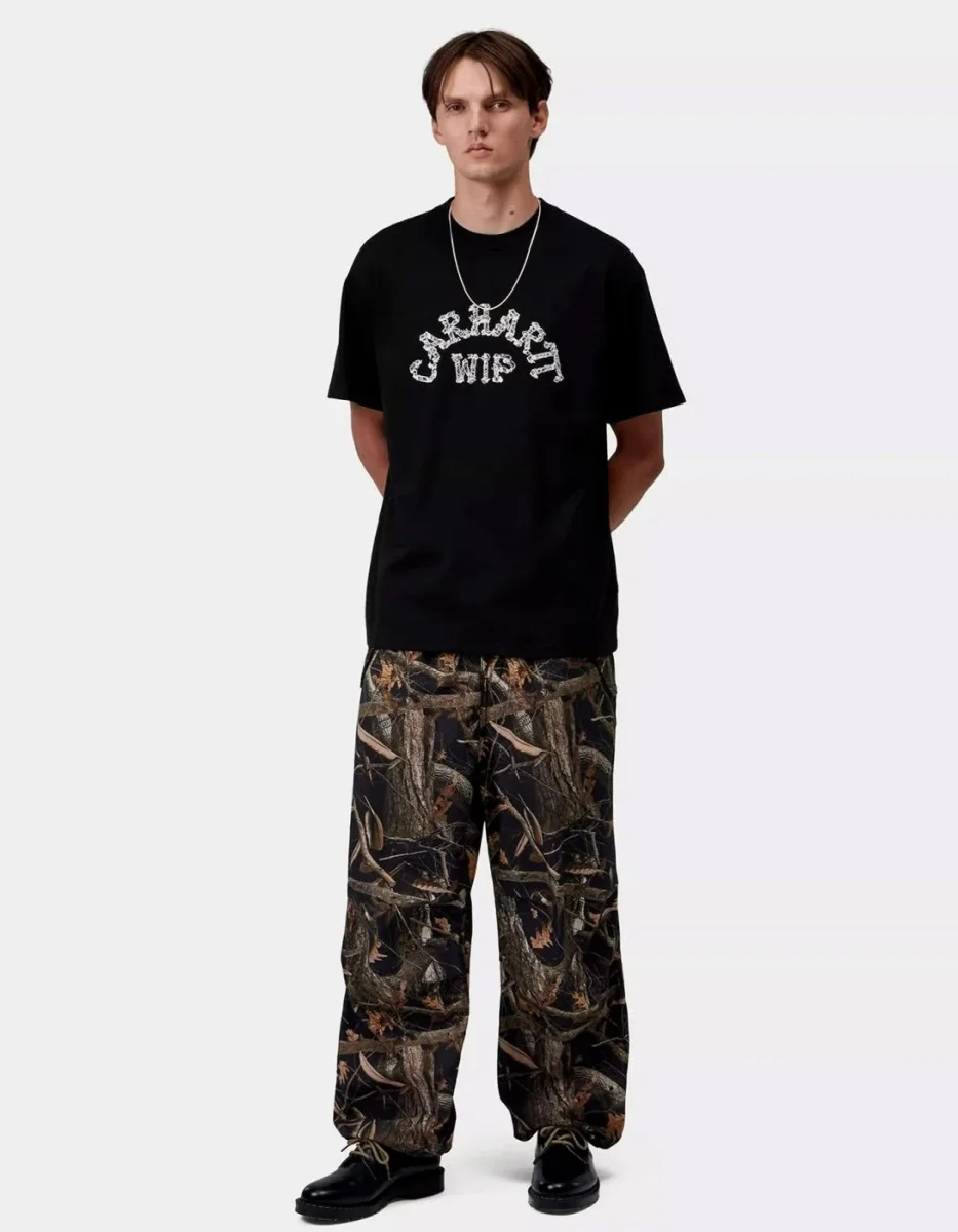 Camiseta CARHARTT WIP RIBBON SCRIPT - Black - Imagen 4