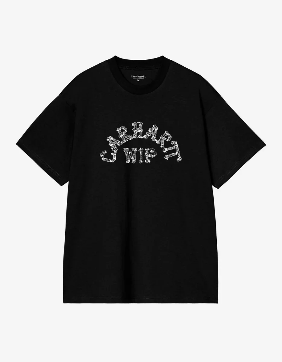 Camiseta CARHARTT WIP RIBBON SCRIPT - Black - Imagen 5