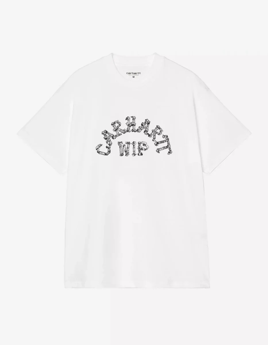 Camiseta CARHARTT WIP RIBBON SCRIPT - White - Imagen 4